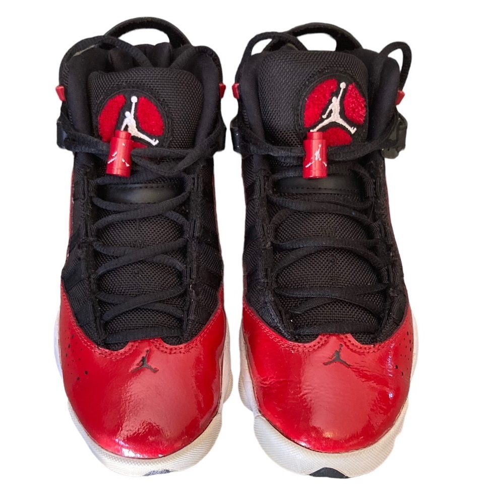 AIR Jordan 6 Rings Fitness Red Black Shoes 323419-060